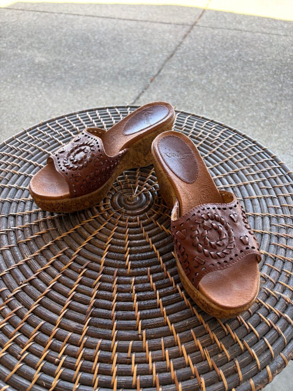 Platform Slip On Sandals